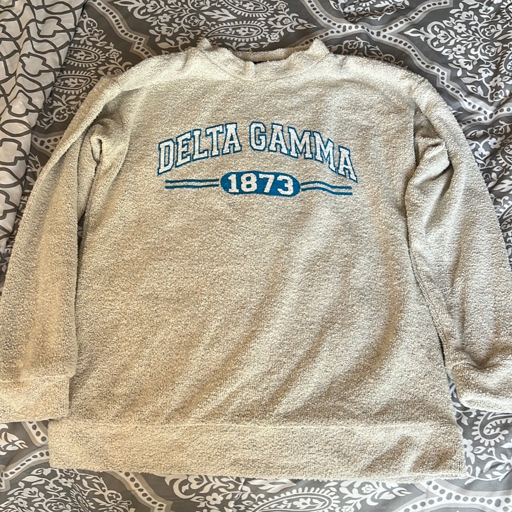 Delta Gamma Woolly Threads Mock Neck
